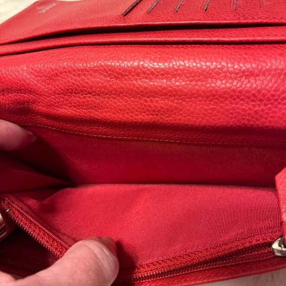 CHANEL QUILTED LEATHER WALLET COA BOX CLOTH - Picture 6 of 16